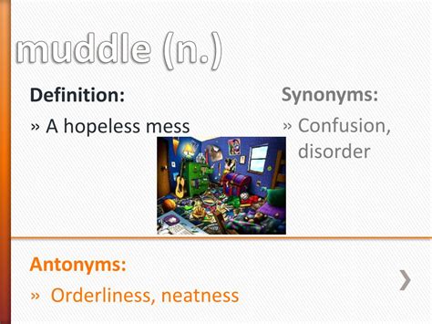 synonyms of muddled|muddled antonym.